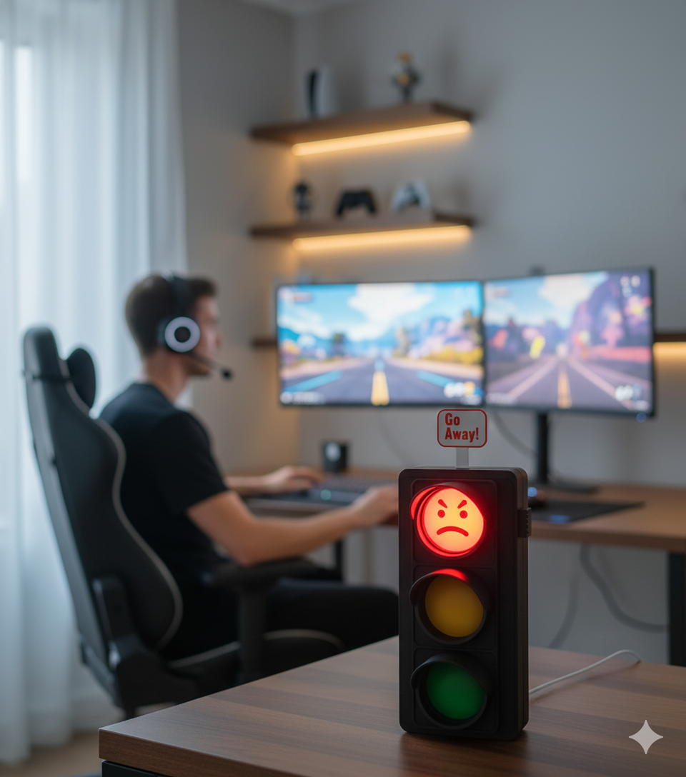 Social Signal – Mini Traffic Light Decor