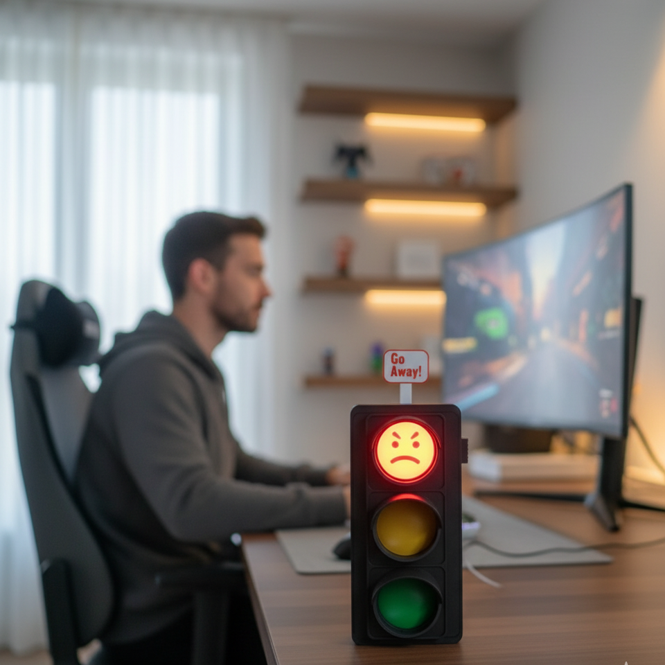 Social Signal – Mini Traffic Light Decor