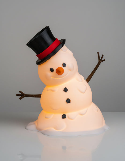Happy Snowman Lamp (Christmas Edition) ⛄🎄