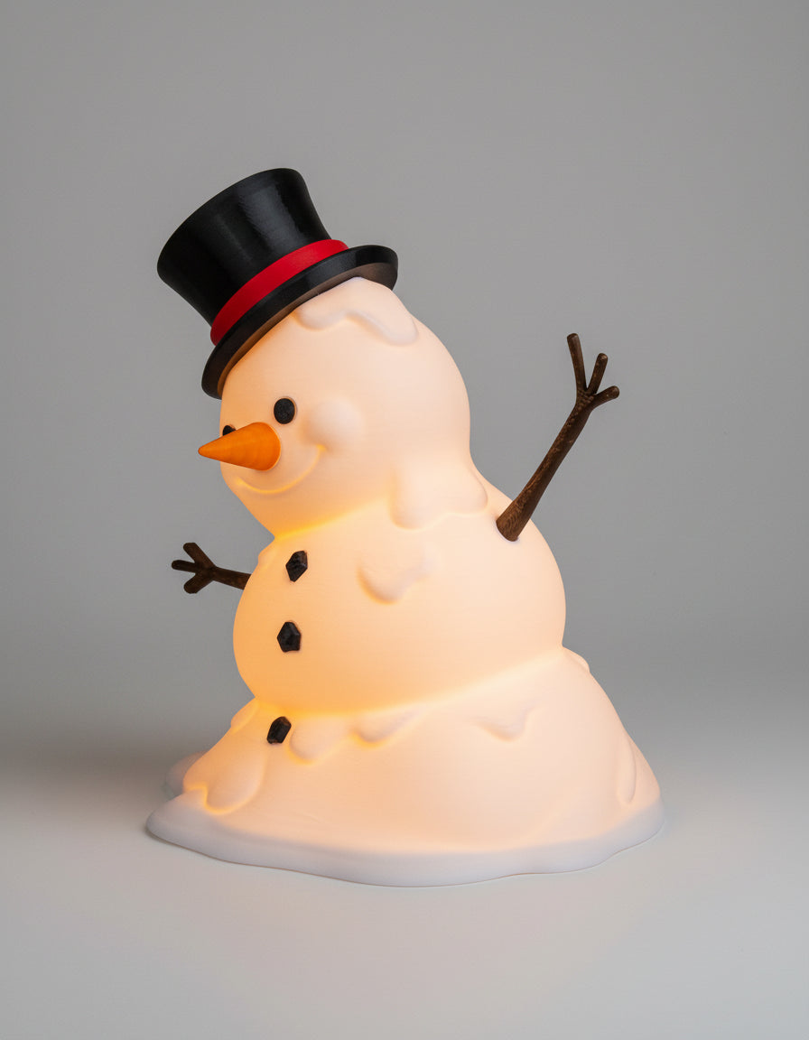Happy Snowman Lamp (Christmas Edition) ⛄🎄