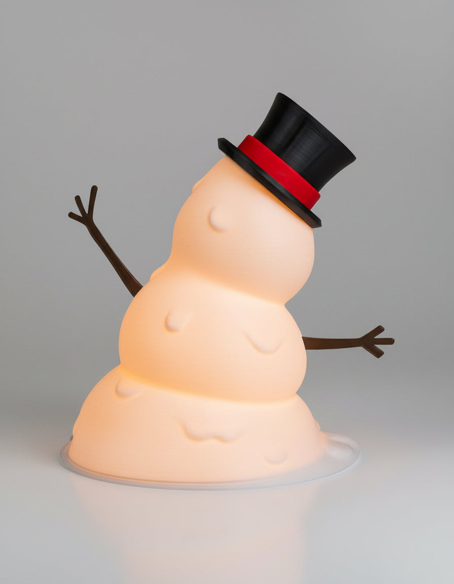Happy Snowman Lamp (Christmas Edition) ⛄🎄