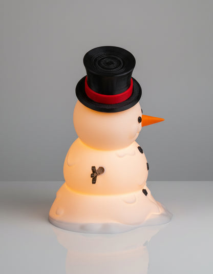 Happy Snowman Lamp (Christmas Edition) ⛄🎄