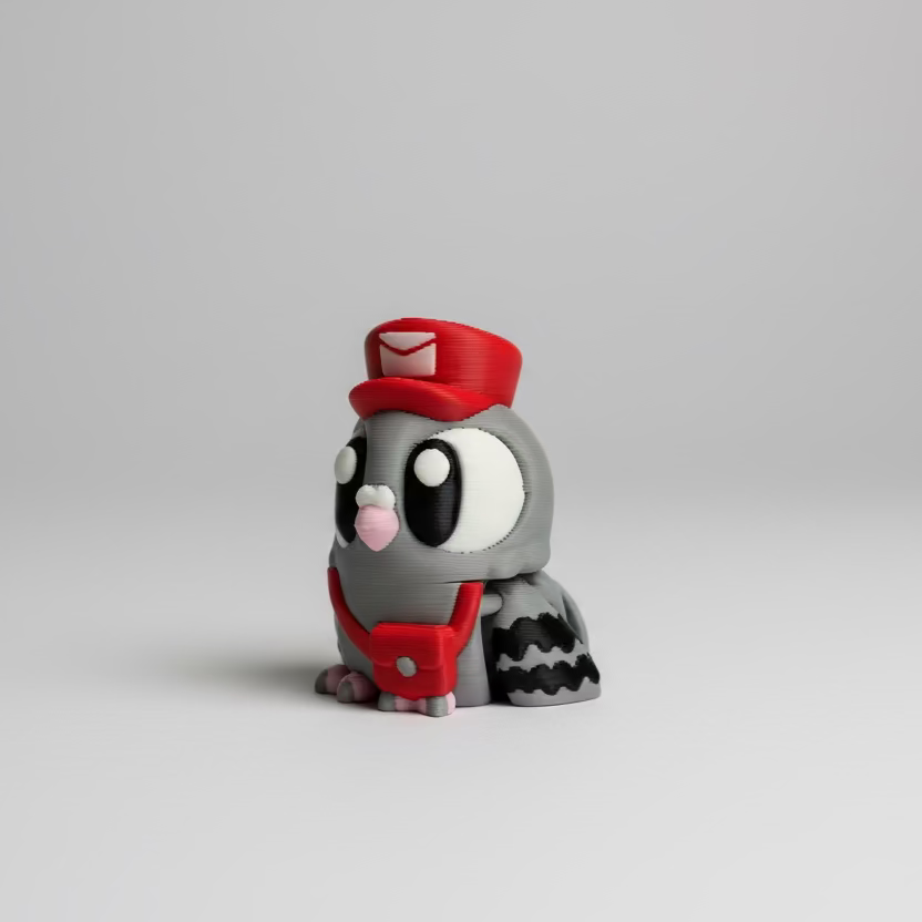 Flying Friends Collection – articulated 3D printed Bee figure