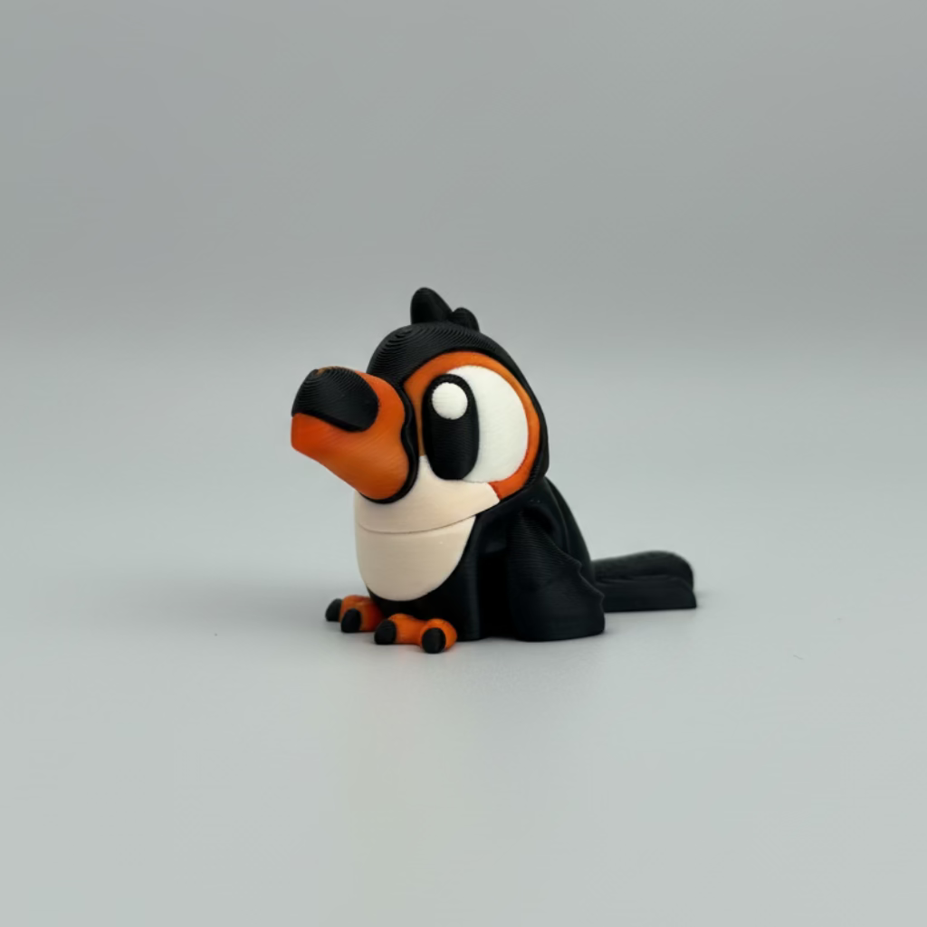 Flying Friends Collection – articulated 3D printed Turkey figure