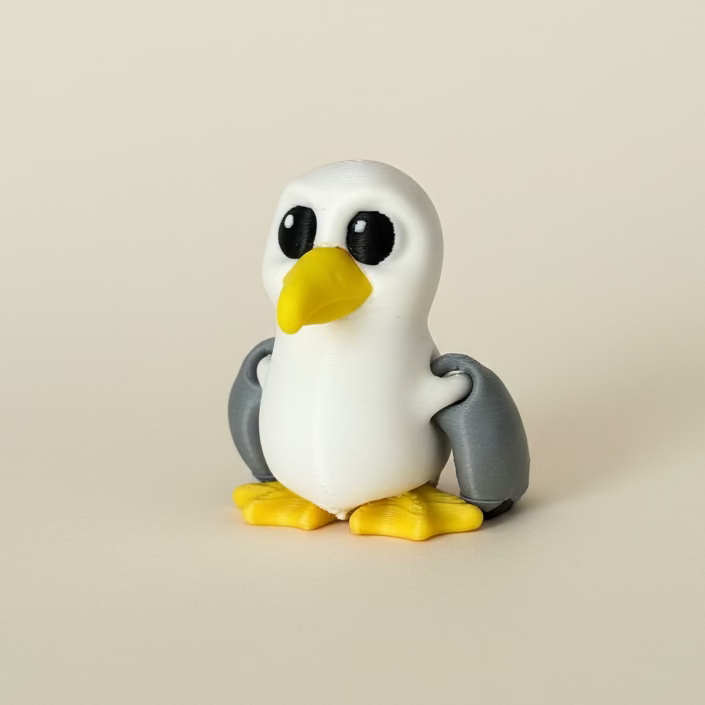 Flying Friends Collection – articulated 3D printed Cockatoo figure