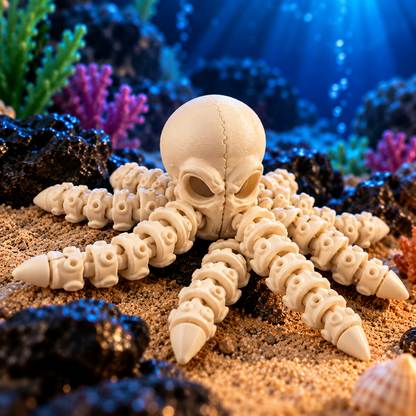Ivory Sea Creatures – 3D Printed Skeleton Model