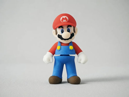 Red Plumber Hero Keychain