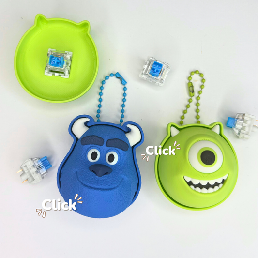 Monsters Clicker Keychain