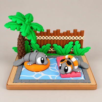 Manatee Pool Party Play Set
