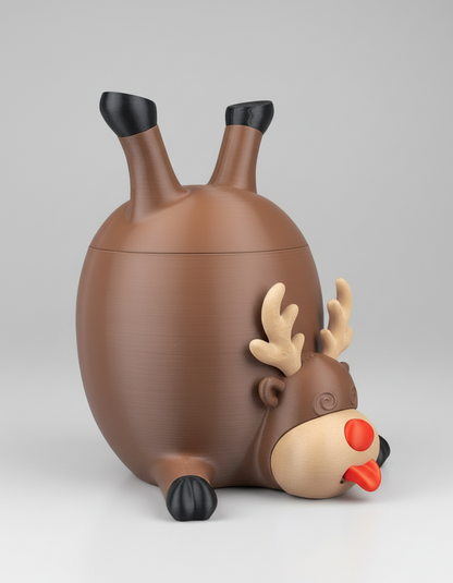 Reindeer Treats Container (Christmas Edition) 🦌🎄