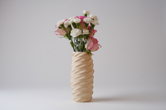 Dune Vase – Luxe Collection | Modern 3D Printed Decorative Vase