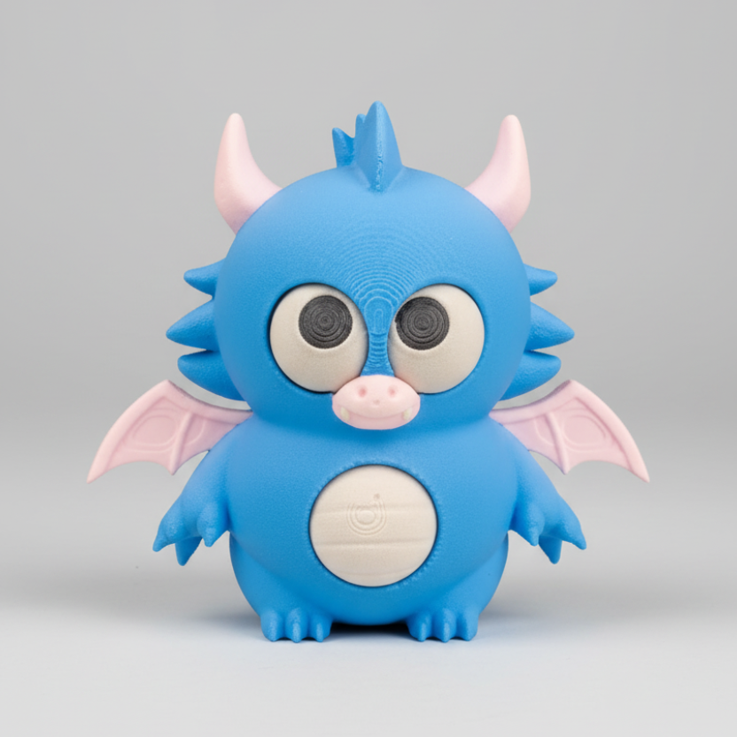 Rub-a-Dub Dragon – Wiggly Eyes Fidget Keychain