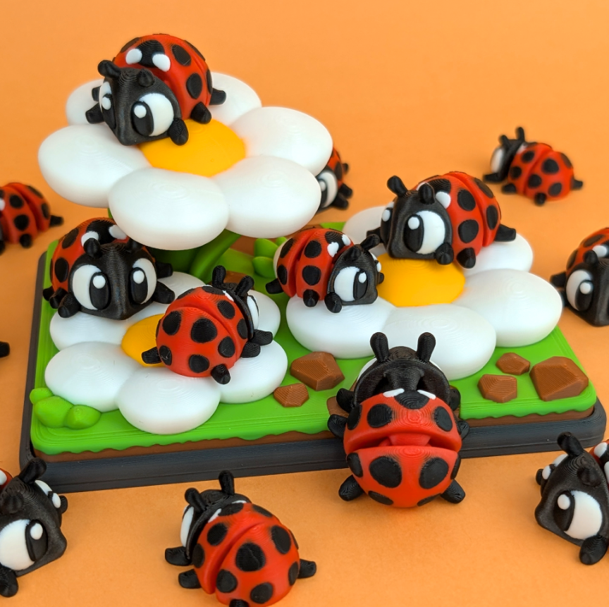 Ladybug Flower Garden Play Set