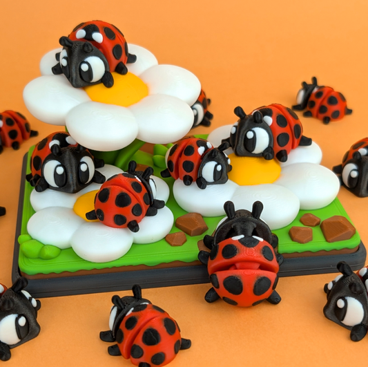 Ladybug Flower Garden Play Set