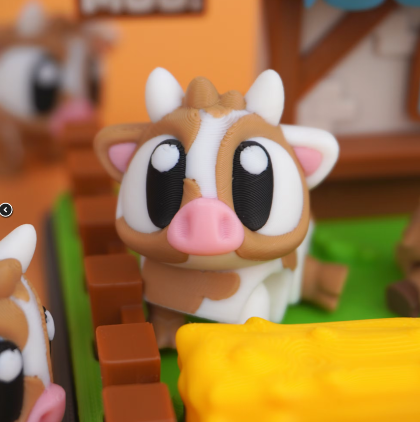 Highland Cow Country House Play Set