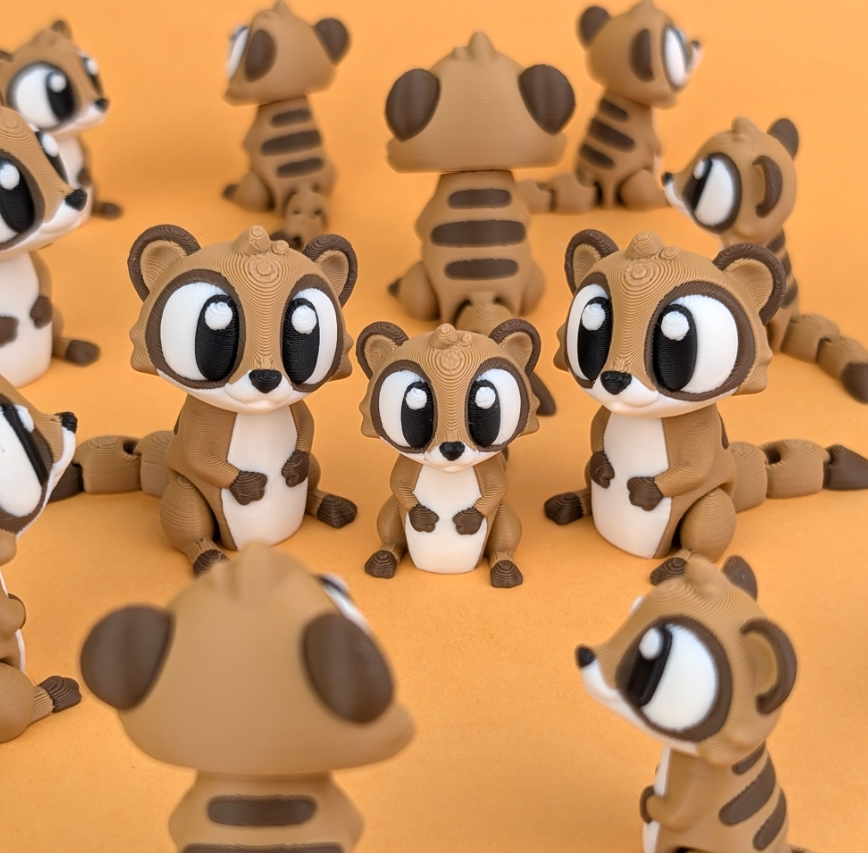 Safari Collection – articulated 3D printed Rhino figure