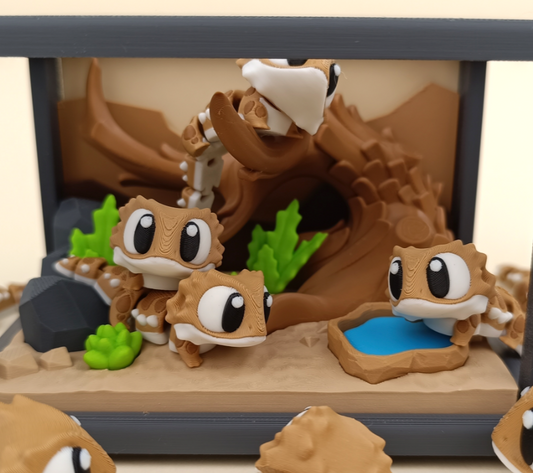 Bearded Dragon Desert Habitat Play Set