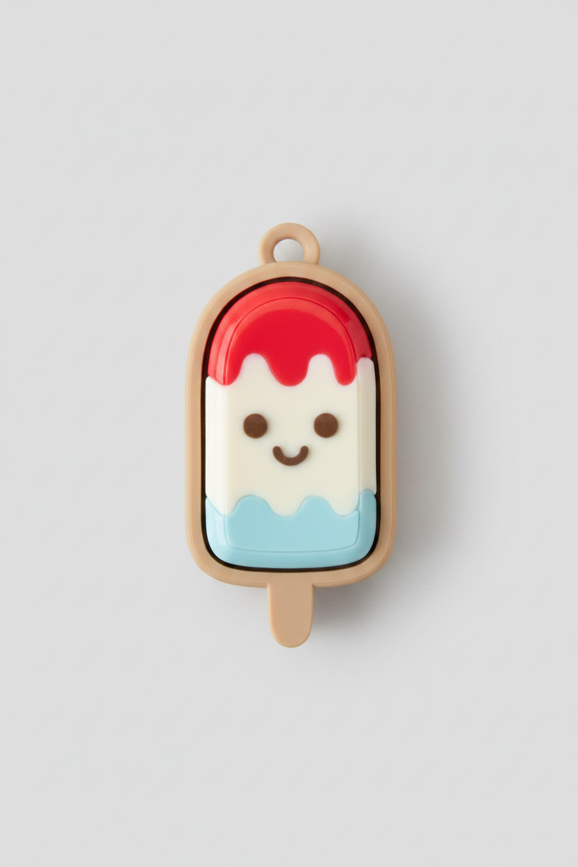 Popsicle Clicker Keychain Fidget Toy