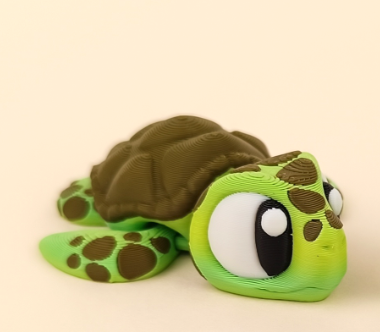 Ocean Collection – articulated 3D printed Turtle figure