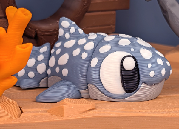 Ocean Collection – articulated 3D printed Whale Shark figure