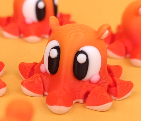 Ocean Collection – articulated 3D printed Octopus figure