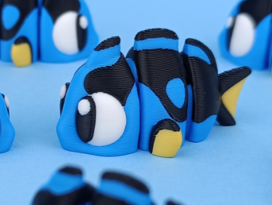 Ocean Collection – articulated 3D printed fish figure