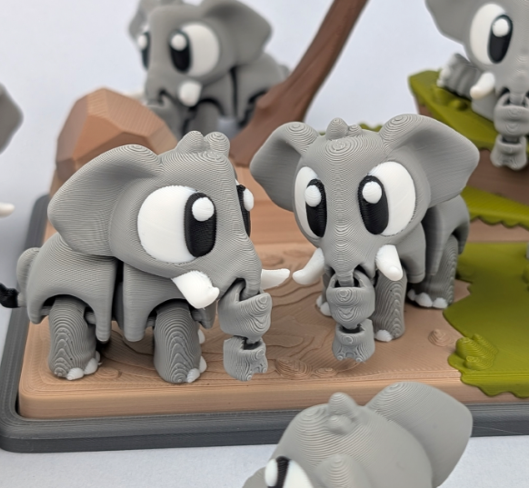 Safari Collection – articulated 3D printed Tiger figure