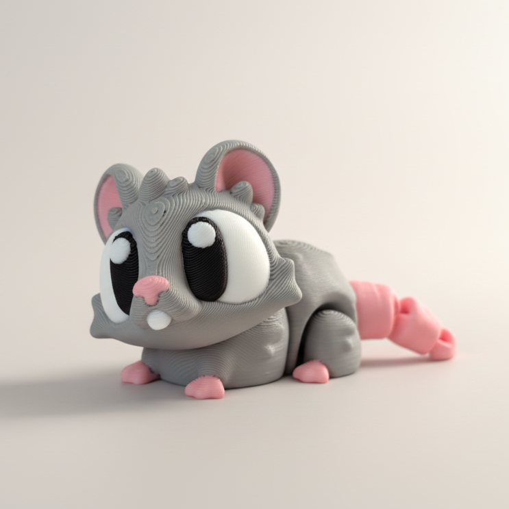 Woodland Collection – articulated 3D printed woodland animal figures