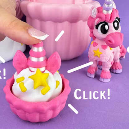 Unicorn Cupcake House Play Set