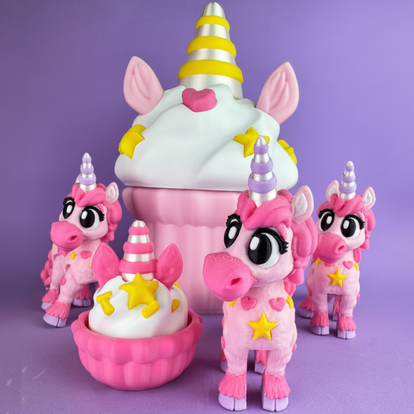 Unicorn Cupcake House Play Set