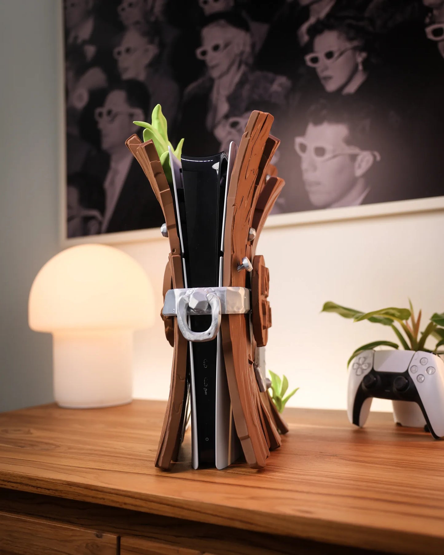 Wood Cover for PS5 Slim (Digital Edition) – Premium Wood Finish