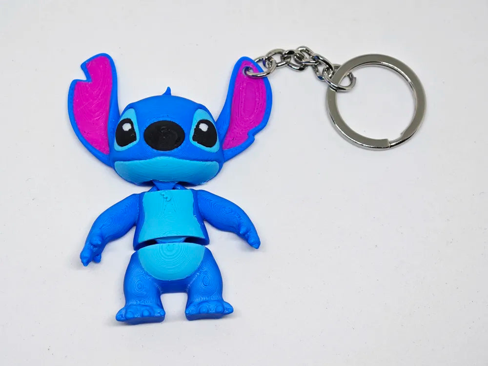 Blue Alien Keychain