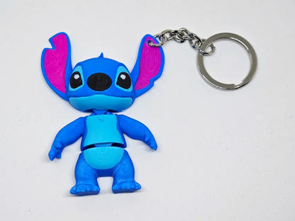Blue Alien Keychain