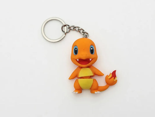 Fire Lizard Keychain