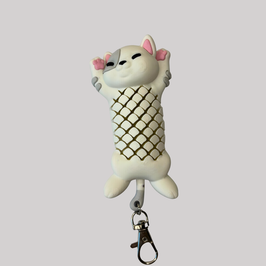 Articulated Cat Keychain – 3D Printed