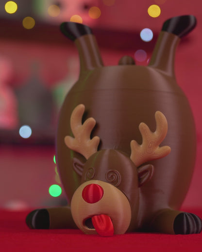 Reindeer Treats Container (Christmas Edition) 🦌🎄