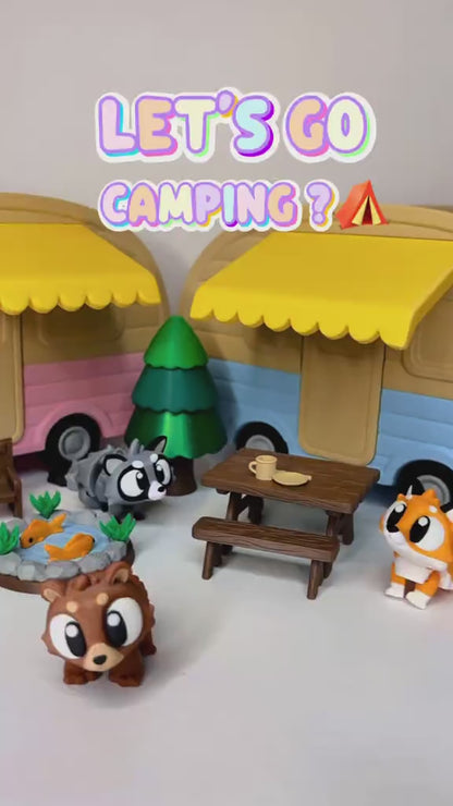 Kids Camping Play Set – Camper Van