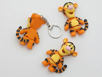 Bouncy Tiger Keychain